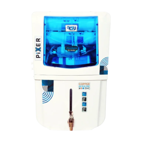 KSU PIXER | RO UV UF Zinc Copper Alkaline Water Purifier
